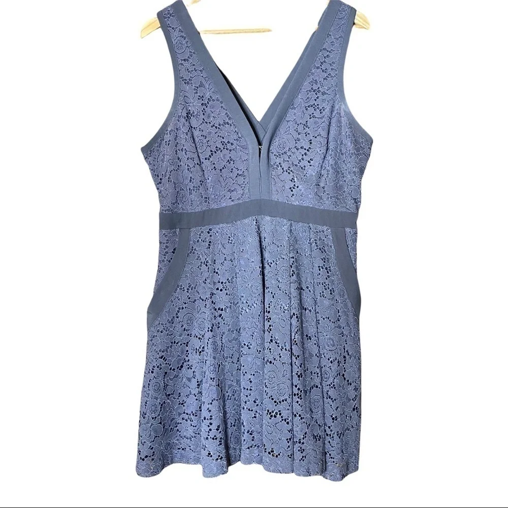 Free People Lovely In Lace Mini Dress. Size Large